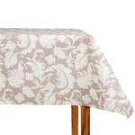 Beige Damask Stain-Resistant Tablecloth - Ribes y Casals
