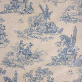 Blue Toile Nature Resin-Coated Tablecloth - Ribes y Casals
