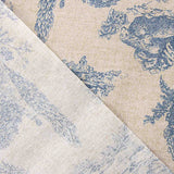 Blue Toile Nature Resin-Coated Tablecloth - Ribes y Casals