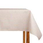 Beige Vichy Stain-Resistant Tablecloth - Ribes y Casals