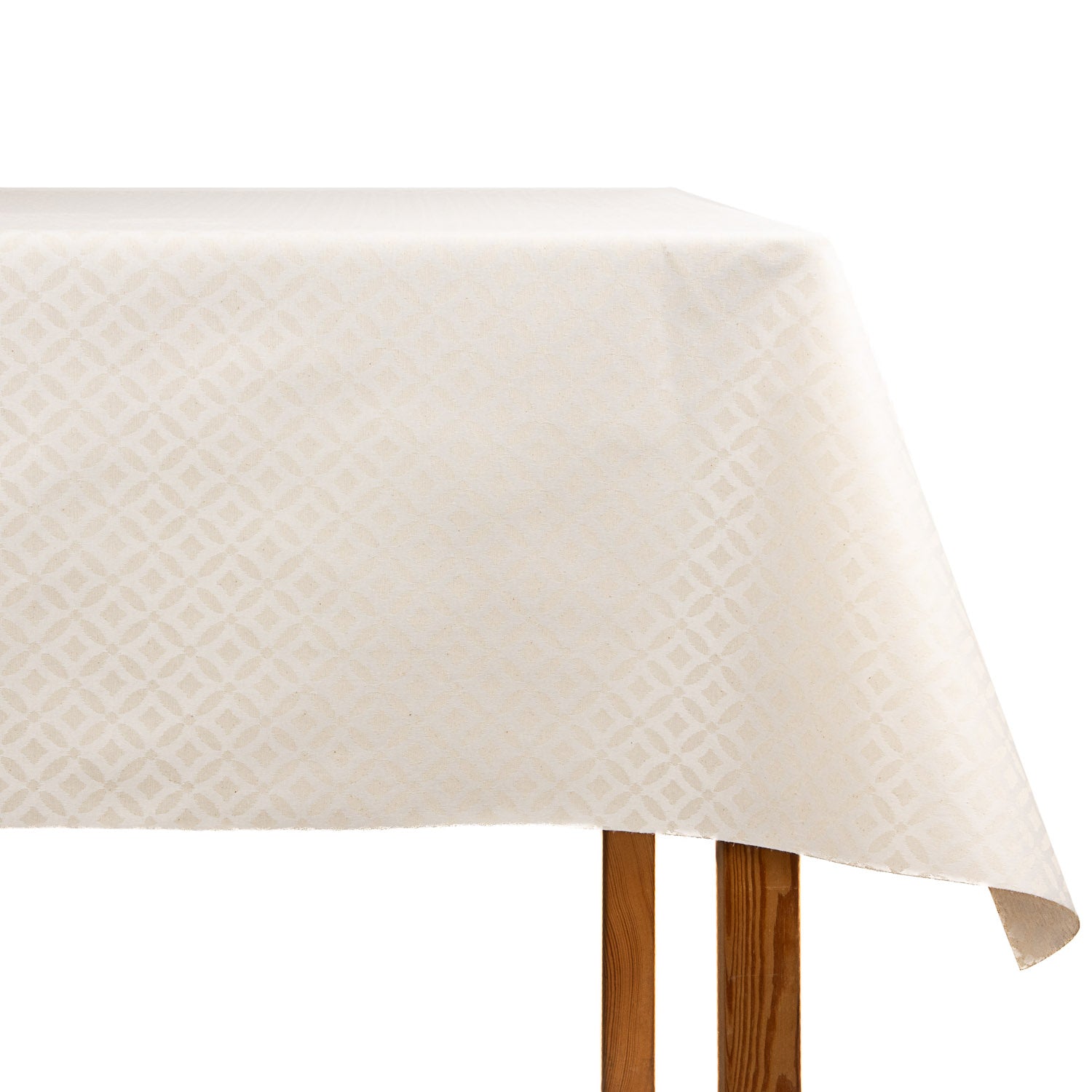 Raw Geometric Print Resin-Coated Tablecloth - Ribes y Casals