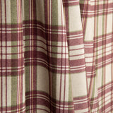 Cotton canvas with Balmoral checks in maroon - Ribes y Casals