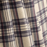 Balmoral Blue Cotton Canvas with Checks - Ribes y Casals