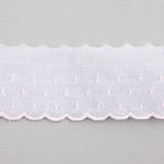 Batiste strip White y Pink 5cm - Ribes y Casals