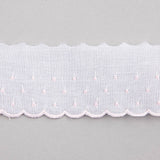 Batiste strip White y Pink 5cm - Ribes y Casals