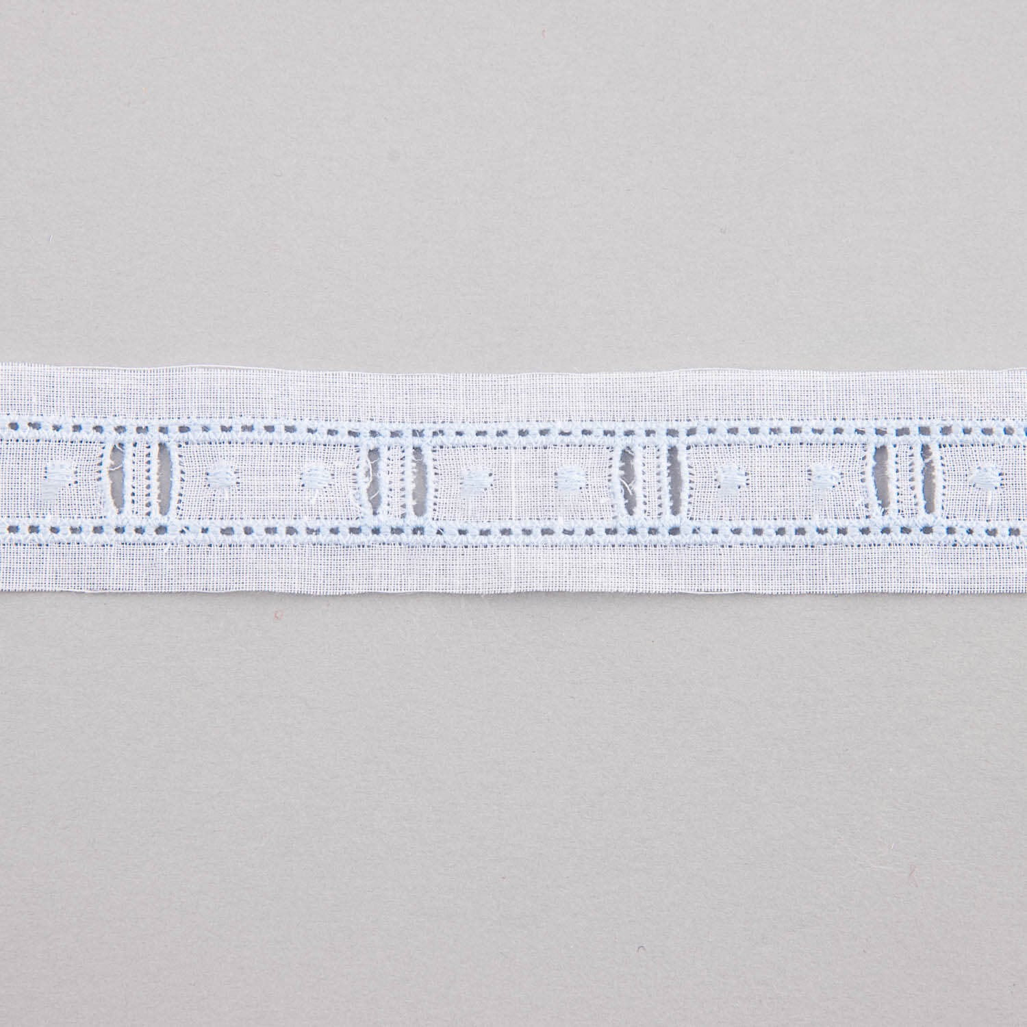 Batiste strip White y Blue 2,5cm - Ribes y Casals