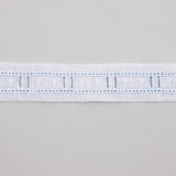 Batiste strip White y Blue 2,5cm - Ribes y Casals