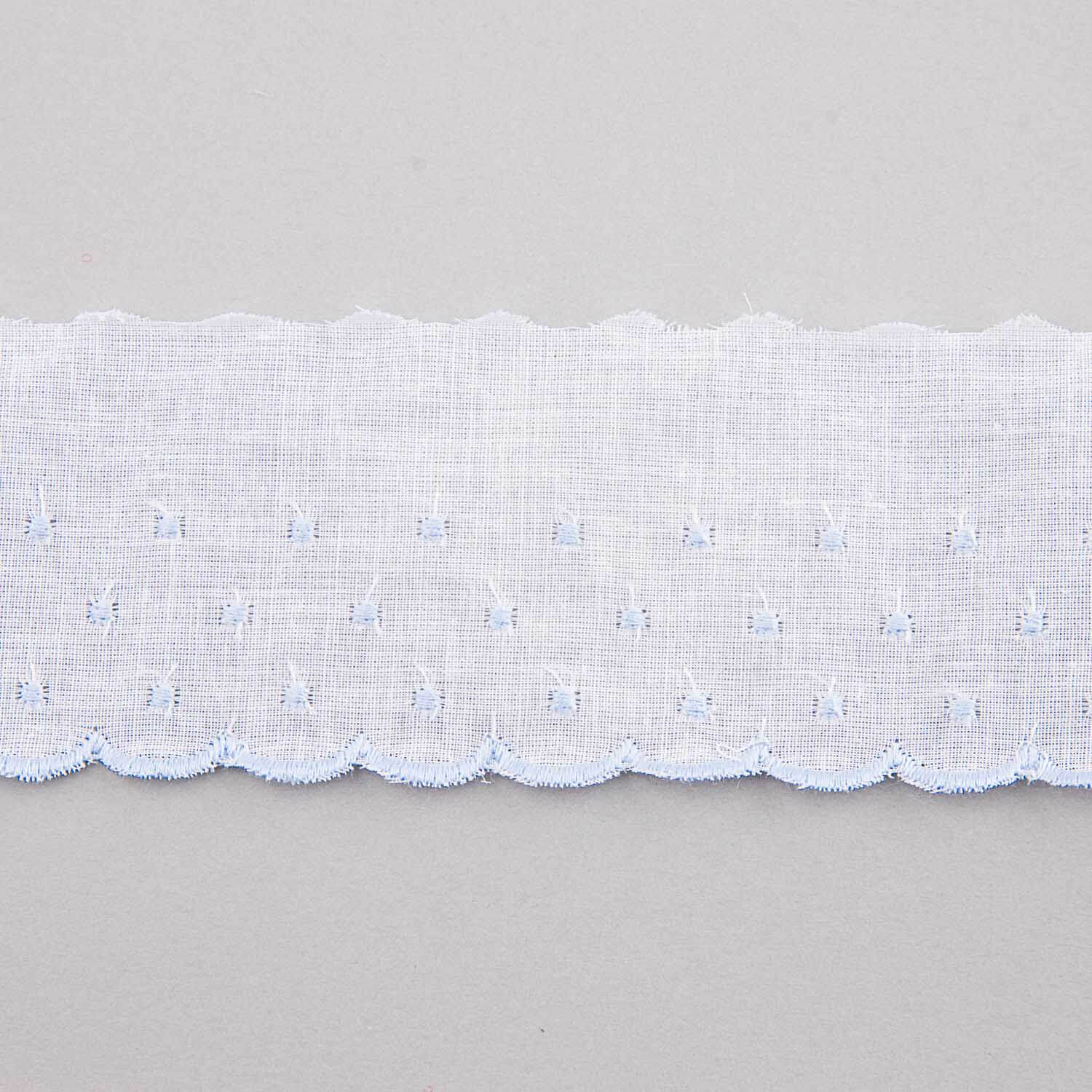 Batiste strip White y Blue 3cm - Ribes y Casals