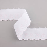 Pique strip White Pink 6,5cm - Ribes y Casals