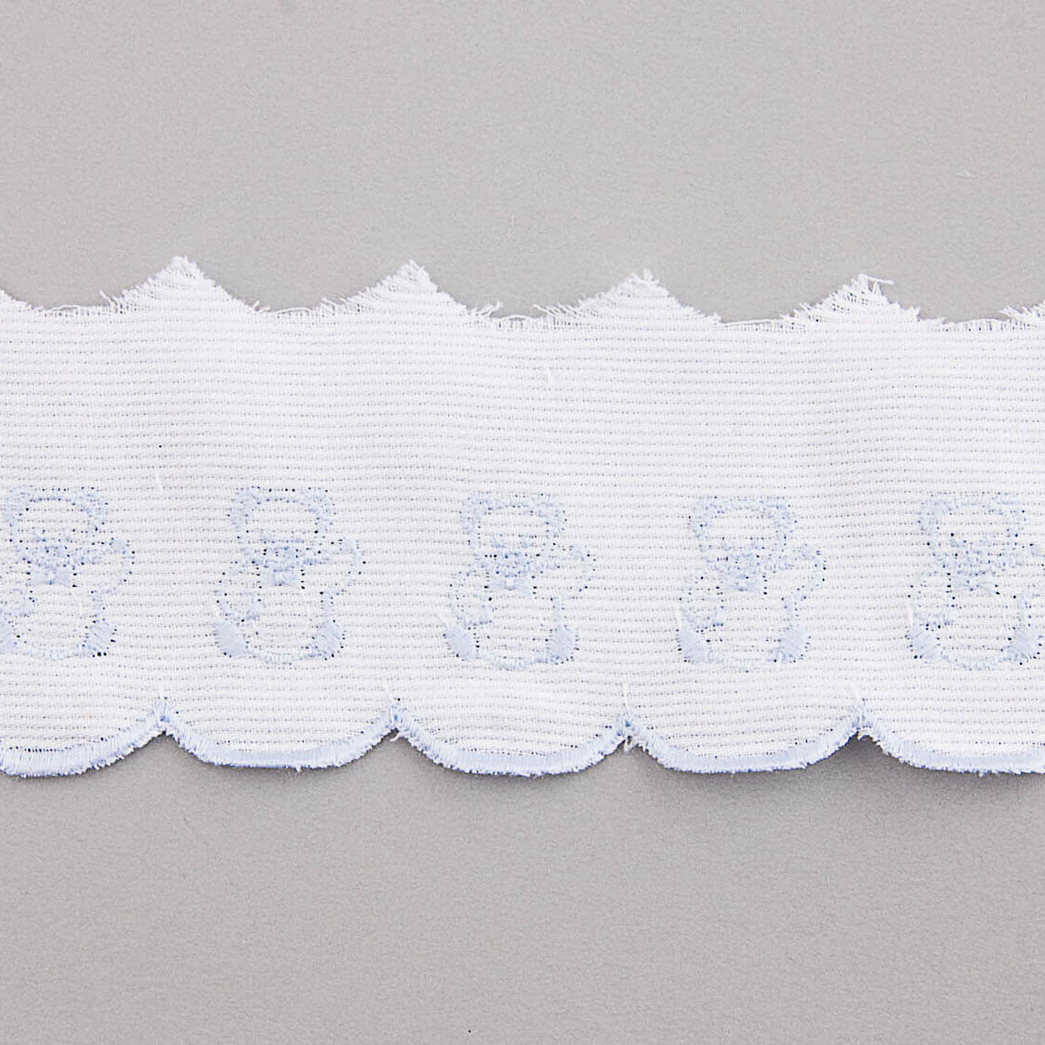 Pique strip White Blue 6,5cm - Ribes y Casals