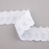 Pique strip White Blue 6,5cm - Ribes y Casals