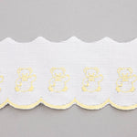 Pique strip White Yellow 6,5cm - Ribes y Casals