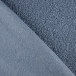 Curly Fabric Coat Blue Denim - Ribes y Casals