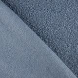 Curly Fabric Coat Blue Denim - Ribes y Casals