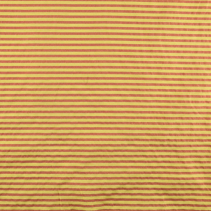 Lightweight Bámbula, Two-Tone Coral and Yellow Stripes - Ribes y Casals