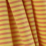 Lightweight Bámbula, Two-Tone Coral and Yellow Stripes - Ribes y Casals