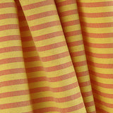 Lightweight Bámbula, Two-Tone Coral and Yellow Stripes - Ribes y Casals