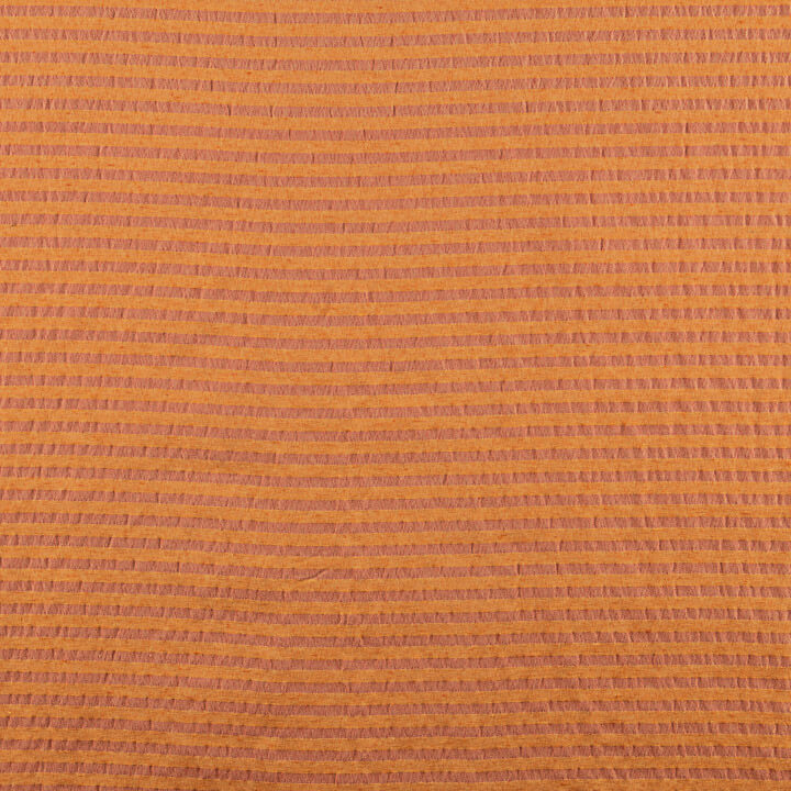 Lightweight Bambula, Two-Tone Coral and Orange Stripes - Ribes y Casals