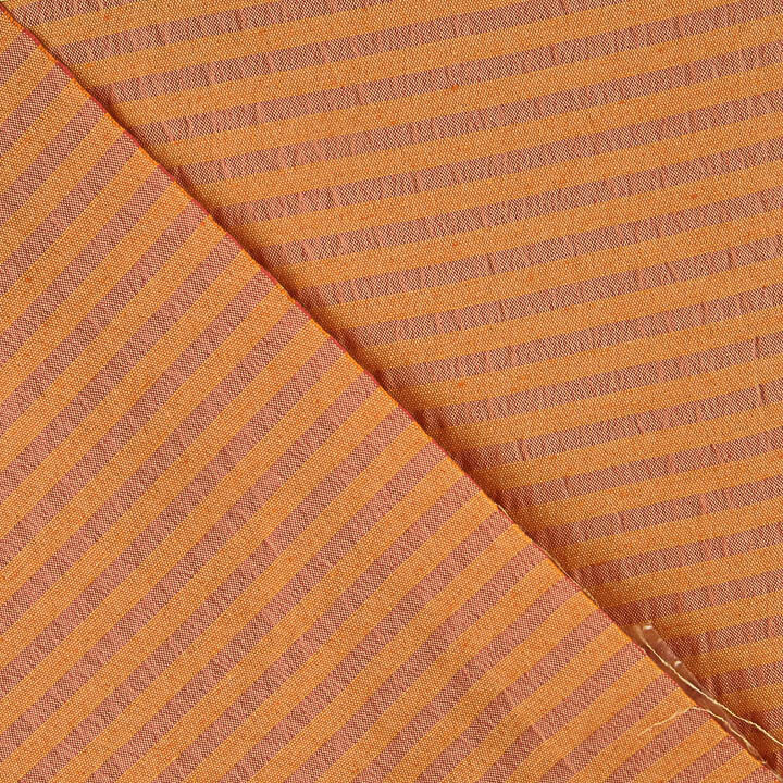 Lightweight Bambula, Two-Tone Coral and Orange Stripes - Ribes y Casals