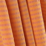 Lightweight Bambula, Two-Tone Coral and Orange Stripes - Ribes y Casals