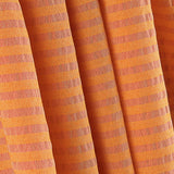 Lightweight Bambula, Two-Tone Coral and Orange Stripes - Ribes y Casals