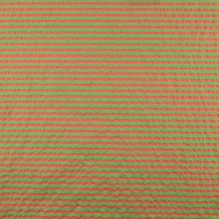 Lightweight Bámbula, Two-Tone Coral and Green Stripes - Ribes y Casals