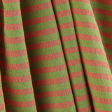 Lightweight Bámbula, Two-Tone Coral and Green Stripes - Ribes y Casals