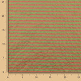 Lightweight Bámbula, Two-Tone Coral and Green Stripes - Ribes y Casals