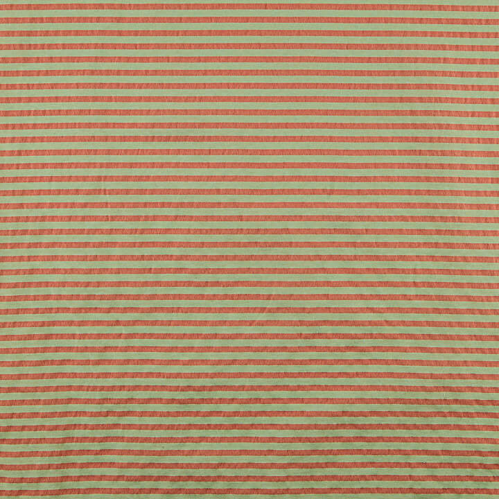 Lightweight Bámbula, Two-Tone Stripes in Coral and Mint Green - Ribes y Casals