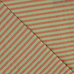 Lightweight Bámbula, Two-Tone Stripes in Coral and Mint Green - Ribes y Casals