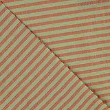 Lightweight Bámbula, Two-Tone Stripes in Coral and Mint Green - Ribes y Casals