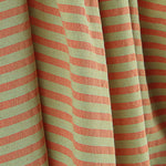 Lightweight Bámbula, Two-Tone Stripes in Coral and Mint Green - Ribes y Casals
