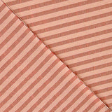 Lightweight Bámbula, Two-Tone Coral and Salmon Stripes - Ribes y Casals
