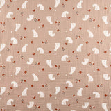 Beige Cotton Muslin Bears - Ribes y Casals