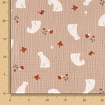 Beige Cotton Muslin Bears - Ribes y Casals