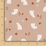 Beige Cotton Muslin Bears - Ribes y Casals