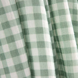 Double Gauze Green Checkered Fabric - Ribes y Casals