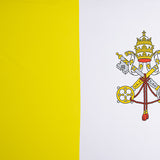 Vatican Flag Panel with Coat of Arms - Ribes y Casals