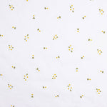 Embroidered Cotton Batista White Daisies - Ribes y Casals