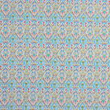 Turquoise Drops Printed Cotton Batiste - Ribes y Casals