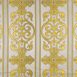 Ornamental Baroque Brocade Grey Gold - Ribes y Casals