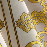 Ornamental Baroque Brocade Grey Gold - Ribes y Casals