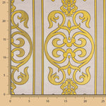 Ornamental Baroque Brocade Grey Gold - Ribes y Casals