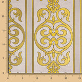 Ornamental Baroque Brocade Grey Gold - Ribes y Casals