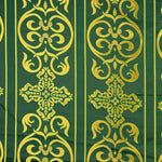 Ornamental Green and Gold Baroque Brocade - Ribes y Casals