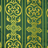 Ornamental Green and Gold Baroque Brocade - Ribes y Casals