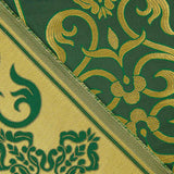 Ornamental Green and Gold Baroque Brocade - Ribes y Casals