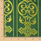 Ornamental Green and Gold Baroque Brocade - Ribes y Casals