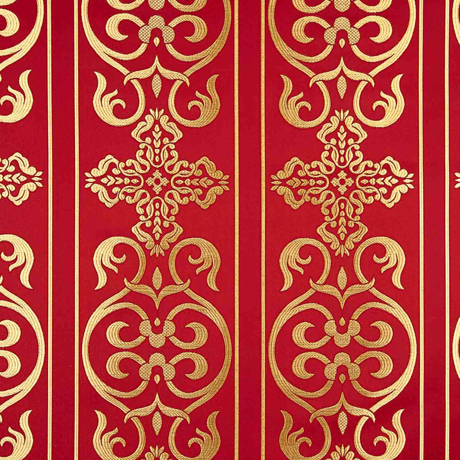 Red Gold Baroque Brocade - Ribes y Casals