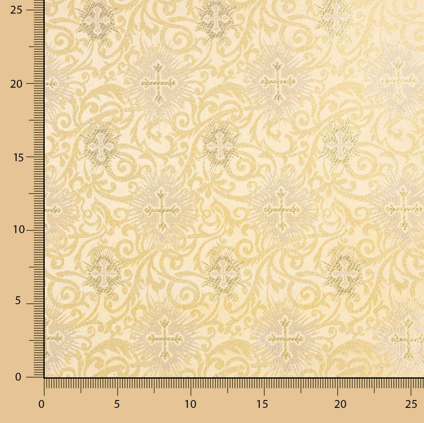 Sacred Brocade in Ivory and Gold - Ribes y Casals